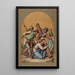 III Jesus falls under the weight of his cross - Joseph Hussenot — framed artwork on a wall