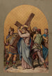 II Jesus is burdened with his cross - Joseph Hussenot — artwork view