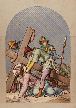 IX Jesus falls for the third time - Joseph Hussenot — artwork view