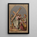 VIII Jesus consoles the daughters of Israel - Joseph Hussenot — framed artwork on a wall
