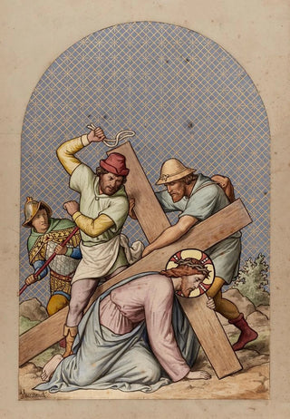 VII Jesus Falls for the Second Time - Joseph Hussenot — artwork view