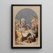 XIV Jesus is laid in the tomb - Joseph Hussenot — framed artwork on a wall
