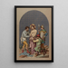 X Jesus is stripped of his clothes - Joseph Hussenot — framed artwork on a wall