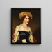 Auguste Amalie Princess of Bavaria Duchess of Leuchtenberg 1788-1851 - Joseph Karl Stieler — framed artwork on a wall