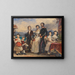 Study for the painting The Sisters of Empress Elisabeth of Austria - Joseph Karl Stieler — framed artwork on a wall