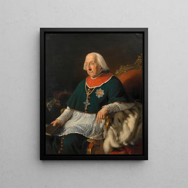 Count Sigismond Hohenwart zu Gerlachstein - Joseph Krafft — framed artwork on a wall