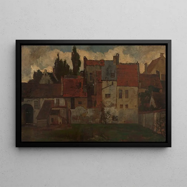 Facades - Joseph Lies — framed artwork on a wall