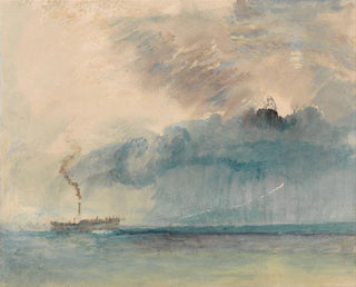 a boat in a storm - Joseph Mallord William Turner — artwork view