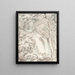 A waterfall - Joseph Mallord William Turner — framed artwork on a wall