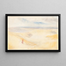 A River in Yorkshire - Joseph Mallord William Turner — framed artwork on a wall
