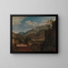 Château de Saint-Michel de Bonneville en Savoie - Joseph Mallord William Turner — framed artwork on a wall