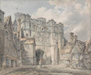 Door of the Church Christ at Canterbury - Joseph Mallord William Turner — artwork view