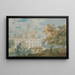 Clare Hall painting and the chapel of King's College Cambridge from the banks of the River Cam - Joseph Mallord William Turner — framed artwork on a wall