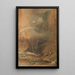 Pont du Diable au col du Saint-Gothard - Joseph Mallord William Turner — framed artwork on a wall