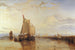 Dort or Dordrecht The mail boat from Dort coming from Rotterdam grounded - Joseph Mallord William Turner — artwork view