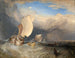 Bateaux de pêche avec des marchands négociant pour du poisson - Joseph Mallord William Turner — artwork view