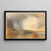 Flüelen depuis le lac de Lucerne - Joseph Mallord William Turner — framed artwork on a wall