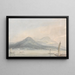 De l'Isola Borromeo, lac Majeur - Joseph Mallord William Turner — framed artwork on a wall