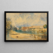 Palace of Hampton Court - Joseph Mallord William Turner — framed artwork on a wall