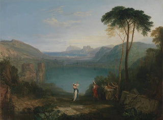 The Lake of Averne, Aeneas and the Sybil of Cumae - Joseph Mallord William Turner — artwork view