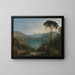 The Lake of Averne, Aeneas and the Sybil of Cumae - Joseph Mallord William Turner — framed artwork on a wall