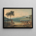 Lac Léman et Mont Blanc - Joseph Mallord William Turner — framed artwork on a wall