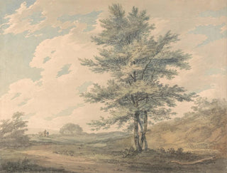Landscape with Trees and Figures - Joseph Mallord William Turner — artwork view