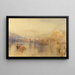 Lucerne from the Lake - Joseph Mallord William Turner — framed artwork on a wall