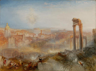 Rome moderne, Campo Vaccino - Joseph Mallord William Turner — artwork view
