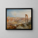 Rome moderne, Campo Vaccino - Joseph Mallord William Turner — framed artwork on a wall