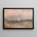 f the Nore - Joseph Mallord William Turner — framed artwork on a wall
