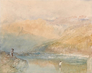 on the Moselle near Traben-Trarbach - Joseph Mallord William Turner — artwork view