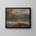 Port of Ruysdael - Joseph Mallord William Turner — framed artwork on a wall