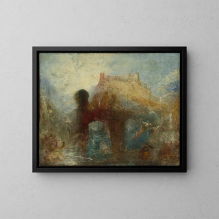 La grotte de la reine Mab - Joseph Mallord William Turner — framed artwork on a wall