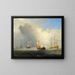 Ferry-boat de Rotterdam - Joseph Mallord William Turner — framed artwork on a wall