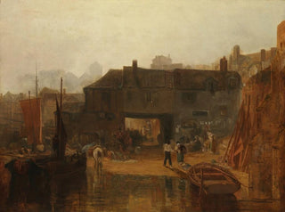 Saltash painting with the ferry, Cornwall - Joseph Mallord William Turner — artwork view