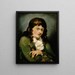 Self-portrait painting - Joseph Mallord William Turner — framed artwork on a wall