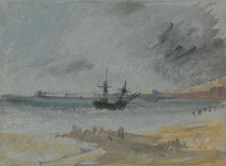 Shipwreck at Brighton - Joseph Mallord William Turner — artwork view