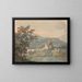 Villa de Sir William Hamilton - Joseph Mallord William Turner — framed artwork on a wall