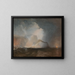 The Fingal's Cave at Staffa - Joseph Mallord William Turner — framed artwork on a wall