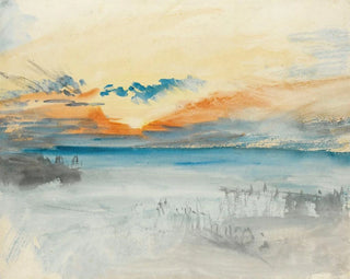 Sunset on the Water - Joseph Mallord William Turner — artwork view