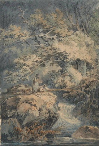 The Fisherman at the Line - Joseph Mallord William Turner — artwork view