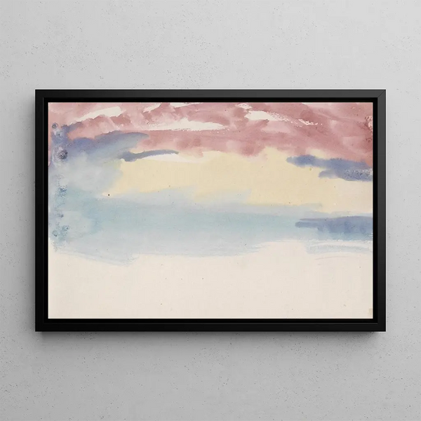The Sketchbook of Channel 10 - Joseph Mallord William Turner — framed artwork on a wall