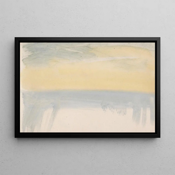 Sketchbook of Channel 13 - Joseph Mallord William Turner — framed artwork on a wall