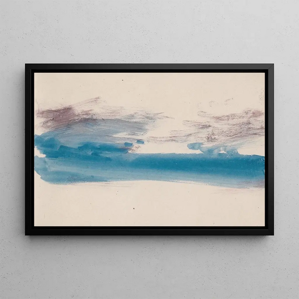 The Sketchbook of Channel 14 - Joseph Mallord William Turner — framed artwork on a wall