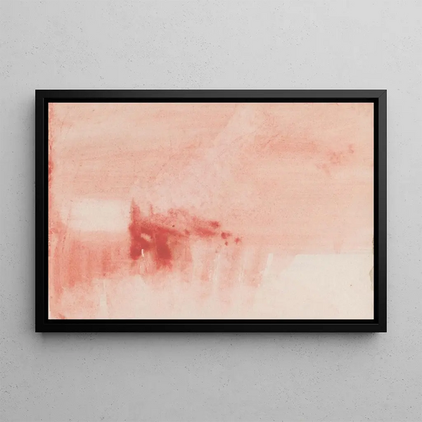 The Sketchbook of the Canal 22 - Joseph Mallord William Turner — framed artwork on a wall