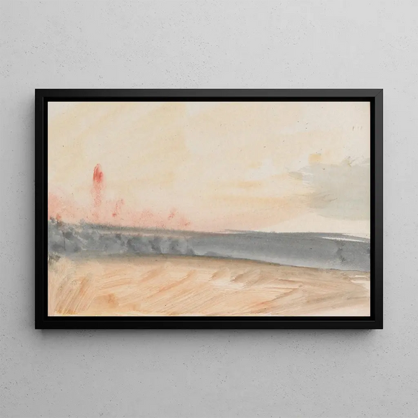 The Sketchbook of Channel 23 - Joseph Mallord William Turner — framed artwork on a wall