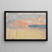 Sketchbook of La Manche 26 - Joseph Mallord William Turner — framed artwork on a wall