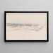 The Sketchbook of La Manche 27 - Joseph Mallord William Turner — framed artwork on a wall