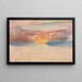 Sketchbook of La Manche 28 - Joseph Mallord William Turner — framed artwork on a wall